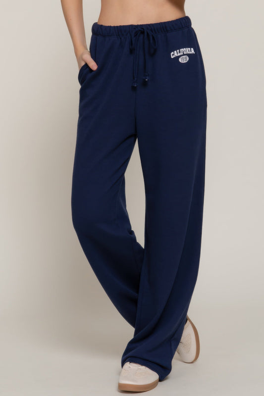 Waistband Print Detail Sweatpants